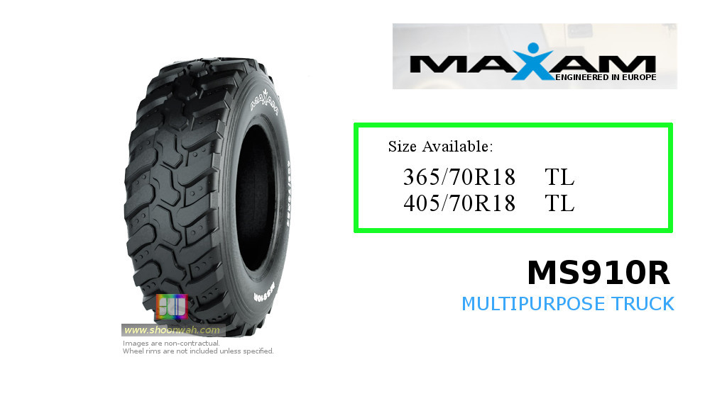 365/70R18 Maxam MS910R Radial Multipurpose Trucks TL Tires